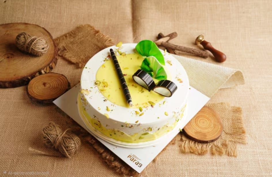 RASMALAI ALMOND CAKE